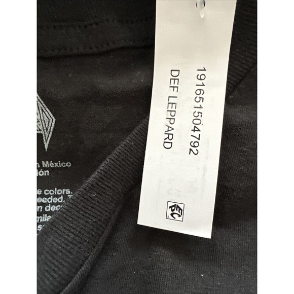 (NEW) Adult 3xl Def Leppard Band Animal T-Shirt Deaf Leopard Black Tee XXXL 80s - Picture 4 of 5